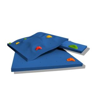 Wholesale 1000mm*1000mm*50mm*8T Steel Panel Rock Climbing Walls with Weather-resistant Material from china suppliers