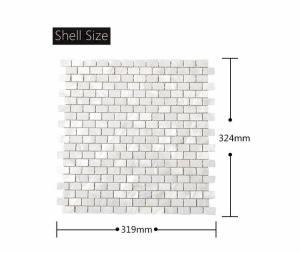 Wholesale Morden Luxury White Pearl Mosaic Tile Brick Design For Wall Cabinet Chair from china suppliers