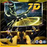 Theme Park Shooting Game 7D Cinema Simulator 6 Seats With Electric System