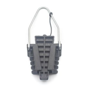 Black 2 Wires Insulating Dead End Clamp Wedeg Shaped