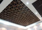 Imitation Wood Like Metal Grid Ceiling / Various Optional Wooden Color Available