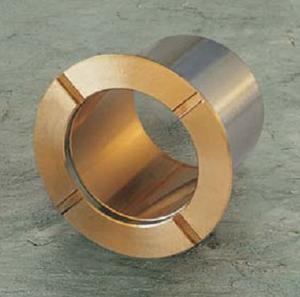 Wholesale CuPb10Sn10 Track Roller Bearing , Welding Steel Flange Bushing Customizable from china suppliers
