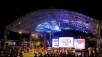 Black Aluminum Spigot Stage Truss 300*300*1m Size For Indoor Show And Events