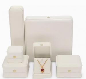 Wholesale PMS Jewelry Packaging Box Velvet Leather Jewelry Boxes Biodegradable from china suppliers