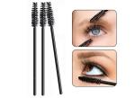 50 Pcs Plastic Disposable 10cm Eyelash Extension Cleaning Brush