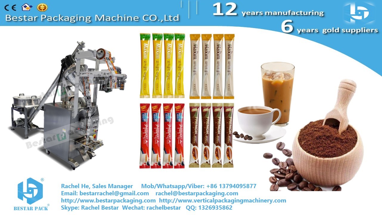 Milk powder 40g pillow sachet stick packing machine BSTV-160F