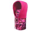 Pink Snowboard Face Mask , Winter Full Face Running Face Mask Custom Logo