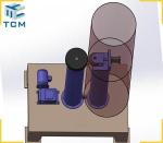 400V 415V 380V Steel Tank Shell Surface Circular Welded Joints Planishing