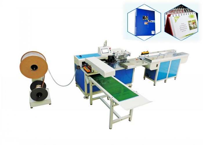 DWN-520 Automatic Feed /Punch Cover And Inner Seperately/ Adjust The Hole/Automatic Binding Machine
