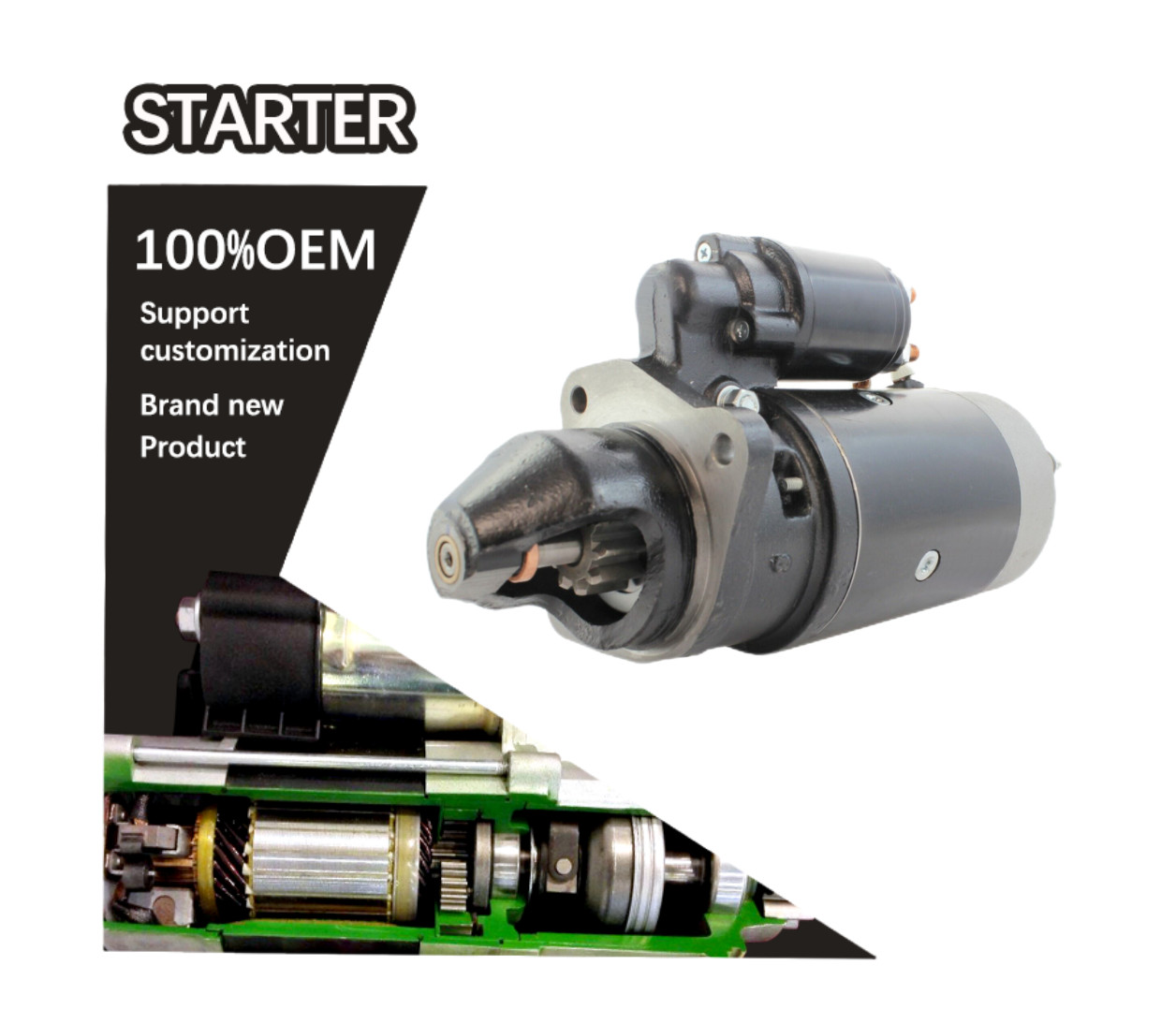 12V 10T 3.0KW CW STARTER 6T8832 7X1361 6T-8832 7X-1361 OR9995 OR-9995 3T8832 3T-8832 0001369002 0001369006 01040361