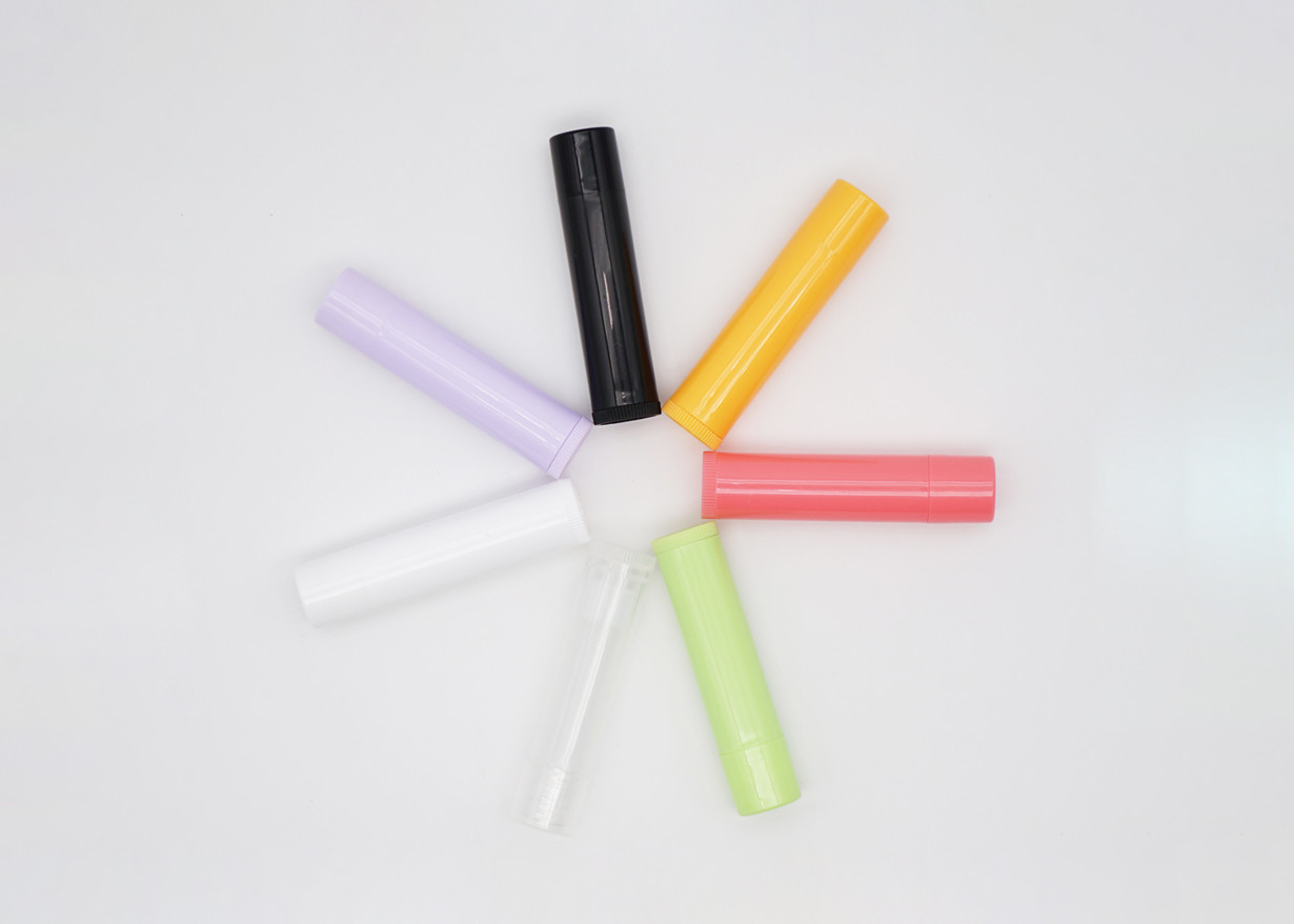 5g Capacity Colorful Fancy Reusable Lipstick Tube