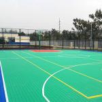 Intelligent PP Interlocking Flooring Portable Sport Court Basketball Plastic