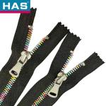 Colorful Gradient Metal Y - Teeth Closed End Zippers For Clothing Luggage