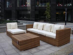 Wholesale Indoor / Outdoor Rattan Furniture , Cane Corner Sofa For Meeting Room from china suppliers