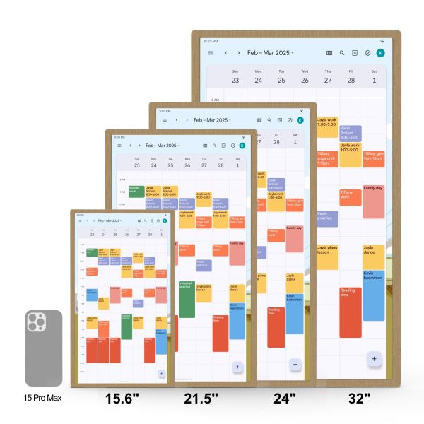 NW2499T RK3576 digital wall calendar smart touch screen calender electronic calendar smart calendar family