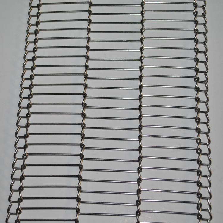 304 Stainless Steel Spiral Wire Food Mesh Belt Mesh For Chain Link Conveyor