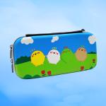 Cute Cartoon Chicken Pattern Hard PU Face Carrying Travel Bag for Nintendo