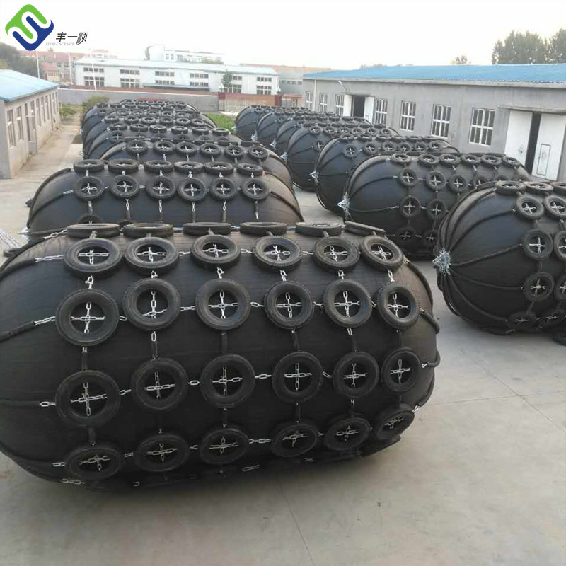 Anticollision Yokohama Pneumatic Rubber Fender For LPG Vessels