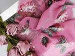 100% Silk Allover Colored Embroidered Floral Sequin Fabric