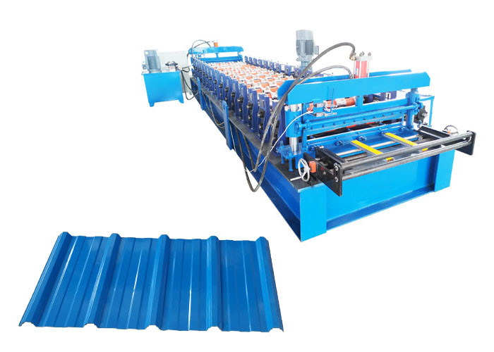 Adjustable Sheet Metal Roll Forming Machines Roller Material No.45 Forged Solid Steel