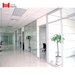 Full Height 12mm Glass Partition Edgeless Demountable Wall Panels