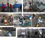 Outdoor Kids Water Park Equipment Fiberglass Octopus Water Slide