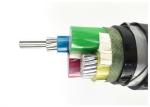 Black 4 Core 600V 35mm2 XLPE Power Cables Anti Chemical Corrosion