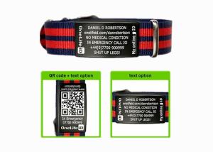 Wholesale Engraved Sport ID Bracelet Customized Nato Strap ID Bracelets For Men from china suppliers