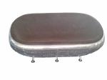 SGS ISO Rivet Scoop Love Aviator Leather Sofa Defaico Furniture