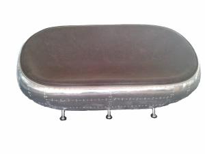 Wholesale SGS ISO Rivet Scoop Love Aviator Leather Sofa Defaico Furniture from china suppliers