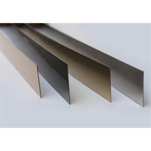Wholesale Hairline Finish Rose Gold Stainless Steel Tile Trim 201 304 316 For Wall Ceiling Frame Furniture Decoration from china suppliers