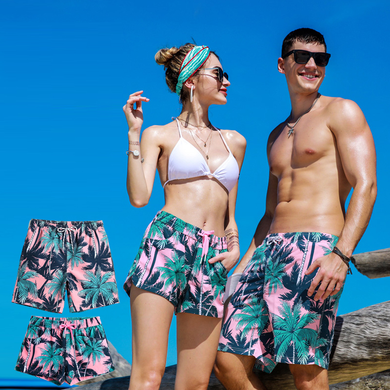 Oem Breathable Custom Beach Shorts Sublimation Tailored Loose Fit Anti UV