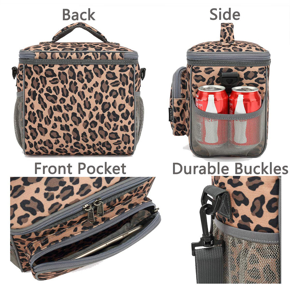 Large Leakproof Lunch Cooling Box with Strap for Work, School, Outdoor