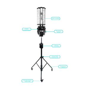 Wholesale Siboasi B1600 140Km/H Badminton Shuttlecock Shooting Machine For Player from china suppliers