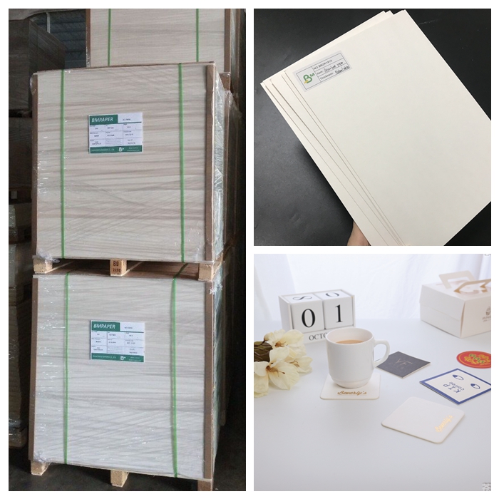 Good Water Absorption B1 Sheets 0.7mm 1.5mm Thick Virgin Pulp Beermat Board