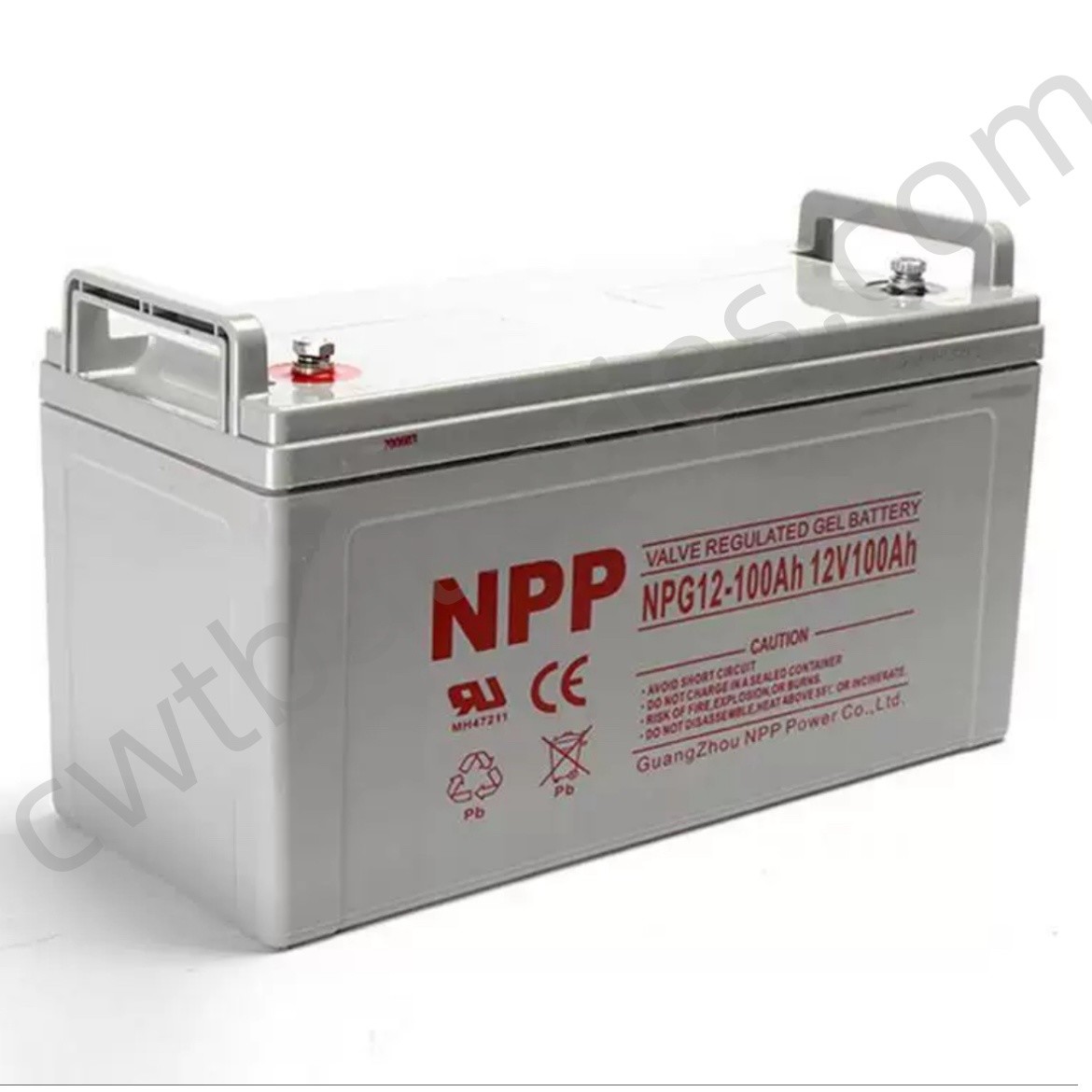 RV Storage Solar Batteries Rechargeable Gel Deep Cycle NPG12-100Ah 12V