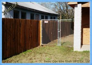 Wholesale Vinyl Residential Chain Link Security Fence Steel Wire Property Boundary from china suppliers