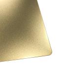SUS 304 316 Metal Sheet 4x8 Bead Blasted Finish Champagne Gold Stainless Steel
