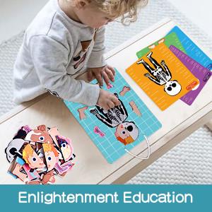 Wholesale Human Body Magnetic Puzzle Game for Kids 3+ Human Anatomy Body Toys from china suppliers