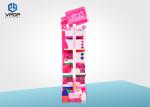 Economical Pink Innovative POS Displays For Nail Polish Selling