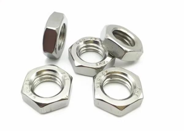 1/4 3/8 Stainless Steel Hex Metal Nut HEXAGON THIN NUT A2-70 SUS304 for Marine &