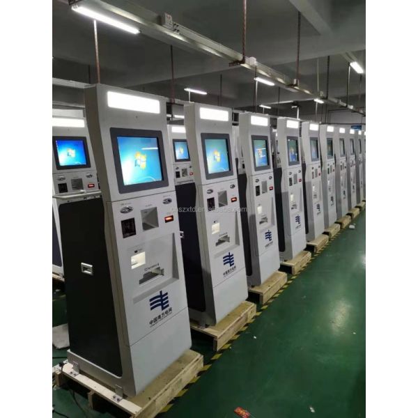 17inch IR Touch Screen Self-service Kiosk with 80mm Thermal Printer for Outdoor Payment Applications