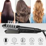 FCC Certified PTC Heater Titanium Coated Hair Straightener Two In One