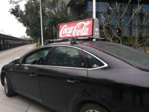 Wholesale New for advertising use RGB gull colour video taxi top led display from china suppliers