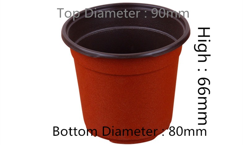 Hot Selling Round Box Soft Hydroponic Fresh Flower Pot Aging resistant