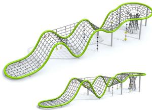 Wholesale Playground Commercial Outdoor Rope Climbing Net With Customized Design from china suppliers