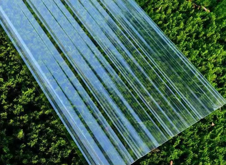 UV Protection Corrugated 900mm Fiberglass Hoja De FRP Roofing Sheet