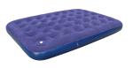 PVC Double Flocked Airbed 191x137x22cm Twin Bed Air Mattress 300kg max