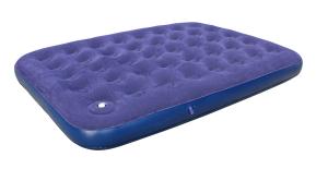 Wholesale PVC Double Flocked Airbed 191x137x22cm Twin Bed Air Mattress 300kg max from china suppliers