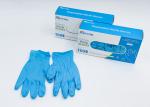 Size S-M-L-XL Blue Colour Powder Free Protective Disposable Nitrile Gloves